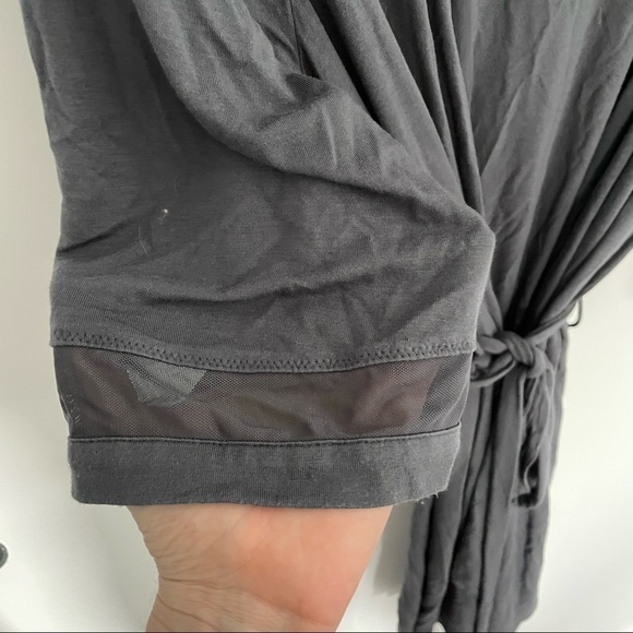 PJ Salvage Robe Grey Size Medium - Picture 5 of 6